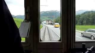 Führerstandsfahrt von Appenzell nach Wasserauen Teil 2 [upl. by Lull]