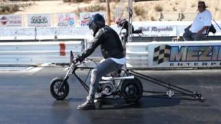 WEST COAST MINI DRAG BIKE RACING AT BARONA SHANE VS HOME ALONE [upl. by Annayram]