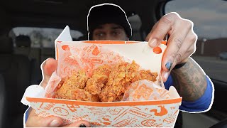 Are Popeyes NEW Honey Lemon Pepper Wings Any Good [upl. by Thgiled]