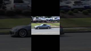 Nissan 370z backfiring LOUD sportscarsociety cartok [upl. by Hoover]