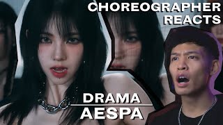 Dancer Reacts to AESPA  DRAMA MV amp Dance Practice [upl. by Akirdnahs548]