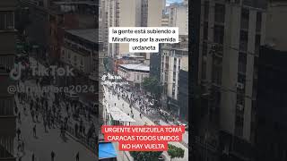 VENEZUELA LIBRE MOVIMIENTOS POPULARES EN LAS CALLES DE VENEZUELA CORINA EDMUNDO LIBERTAD noticias [upl. by Senilec]