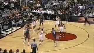 Portland Trail Blazers vs Houston Rockets 1999 [upl. by Ulita]