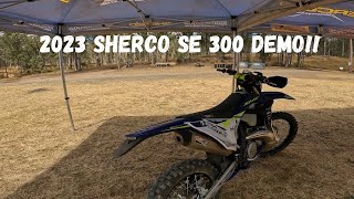 SHERCO DEMO DAY 2023 300SE [upl. by Pacifa]