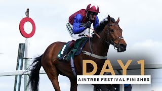 ALL RACE FINISHES FROM OPENING DAY AT THE RANDOX GRAND NATIONAL FESTIVAL [upl. by Sholley775]