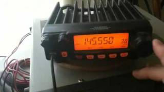 YAESU FT2800 M Programing [upl. by Restivo]