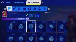 How to easily complete Open Collections and view Accolades  Fortnite Jumpstart Quests [upl. by Loralie]