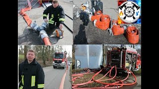 HFS System NRW Wasserförderung lange Wegstrecke Feuerwehrübung [upl. by Ecire]