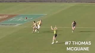 Thomas McGuane Highlights v Tasmania Devils Coates Talent League Round 15 [upl. by Anaiv349]