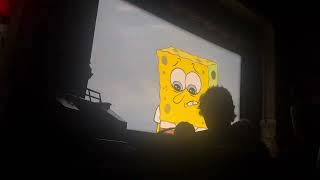 FLASH WARNING theater reaction to the last twenty minutes of the spongebob movie 09272024 [upl. by Lilac800]