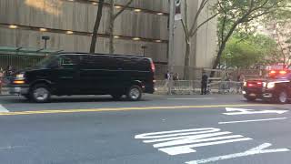 Barack Obama Presidential Motorcade In New York City [upl. by Cormac]