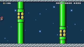 Flappy Bird in Mario Maker v20 by moep  Super Mario Maker 2  No Commentary 1bu [upl. by Merkley]