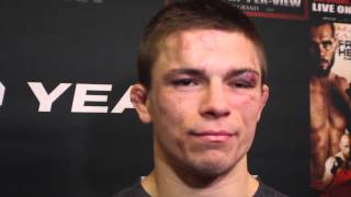 UFC 167 PostFight Video Rick Storys Confidence Came from Training with GSP [upl. by Feeley]