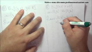 Álgebra Linear  2  4  subespaço vetorial  exercício resolvido 1 [upl. by Aihseya]