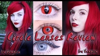 Ira Vampira  Circle Lenses Review [upl. by Hayley810]