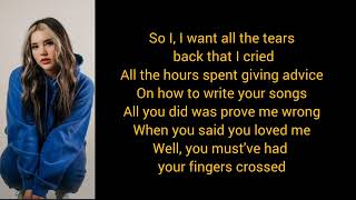 Lauren Spencer Smith – Fingers Crossed Lyrics [upl. by Rosemonde136]