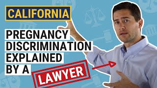 CA Pregnancy Discrimination Law Explained by an Employment Lawyer [upl. by Aan]