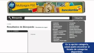 Demo Multipagos PSE Bancolombia [upl. by Leakim]