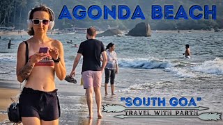 AGONDA BEACH  SOUTH GOA  BEACH RESORT  FULL TOUR  AGONDA BEACH IN GOA  INDIA  GOA 2022 [upl. by Arratal]