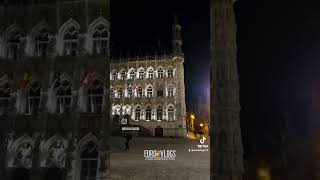 Leuven City Hall Day ampNight View eurovlogsbyjingle eurovlogs youtubeshorts youtube shortsfeed [upl. by Peggie]