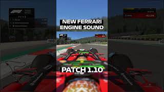 NEW F1 24 PATCH 110 UPDATES  NEW FERRARI ENGINE SOUND formula1 automobile f124gameplay [upl. by Kcinomod]