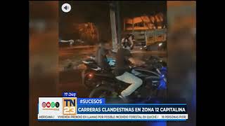 Carreras clandestinas en zona 12 capitalina [upl. by Ilrac]