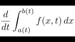 Deriving the FULL Leibniz rule for differentiation under the integral sign [upl. by Edythe]