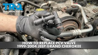 How to Replace PCV Valve 19992004 Jeep Grand Cherokee [upl. by Vallo318]