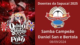 Disputa de Samba  Doentes 2025  SAMBA CAMPEÃO [upl. by Lesde]