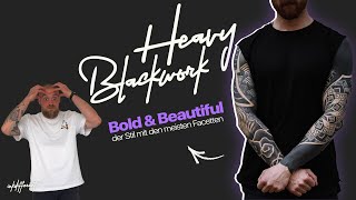 HEAVY BLACKWORK  Bold amp Beautiful 🖤 [upl. by Carola]