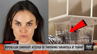 Republican Candidate Busted For Throwing TARANTULA At Tenant In MovieInspired Attack [upl. by Ellie]