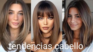 TENDENCIAS de CABELLO DAMAS 2024 ✂️💥 ESTILOS mujeres [upl. by Anisamot509]