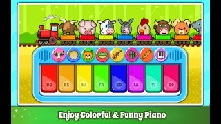 Baby Piano  Piano Kids Games Songs  Android App [upl. by Yenterb]