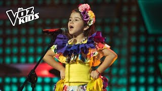 Ellie canta El Pescador  Audiciones a ciegas  La Voz Kids Colombia 2018 [upl. by Malissa]