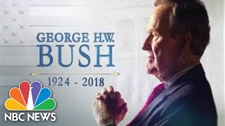 Special Report Texas Departure Ceremony For George HW Bush  NBC News [upl. by Einitsed]