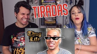 REACT TOP 10 MELHORES TIRADAS DOS YOUTUBERS 10 Turn Down For What TV [upl. by Ayekin]