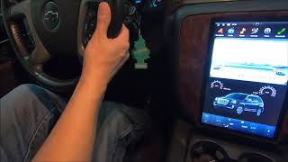 Demo video 121 inch Android unit for 2007  2014 Tahoe Yukon Suburban Silverado Sierra Avalanche [upl. by Rozalie]