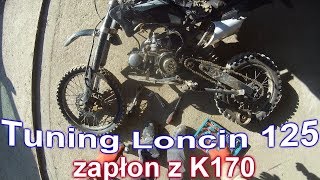 Tuning Stator z K170 w Loncin 125 1 [upl. by Enilav]