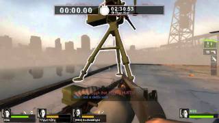 Left 4 Dead 2  Sourcemod fun Mountain of Machine Guns [upl. by Henigman]