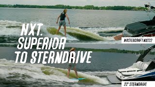 2020 MasterCraft NXT  INBOARD COMPARISON [upl. by Ecirtap]