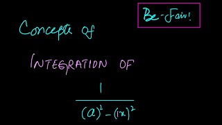 A2 Maths P3 CONCEPTS OF INTEGRATION OF 1a2  x2 BY FORMULA METHOD Lecture  12 Mon 13 May [upl. by Awad]