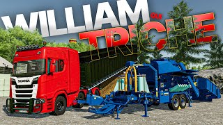 WILLIAM ce lance dans le TRAFFIC   Conflit De Fermes 04 Farming Simulator 22 [upl. by Arno]