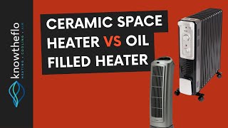 Ceramic Space Heater vs Oil Filled Heater Quick Pros amp Cons Guide [upl. by Bortman]