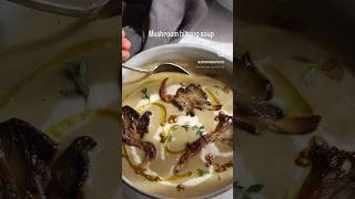 Mushroom biltong soup an essential recipe in 🇿🇦 youtubefood recipe vegan soup [upl. by Emor]