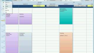 Agenda calendar view english [upl. by Remark207]