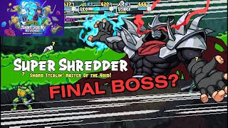 FINAL BOSS Dimension Shellshock DLC Super Shredder Teenage Mutant Ninja Turtles Shredders Revenge [upl. by Eilegna]