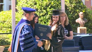 Wingate University  Commencement 2016 [upl. by Atinob]