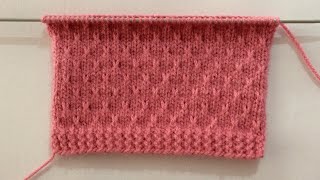 Easy New Knitting Stitch Pattern For SweaterCardigan [upl. by Verbenia]