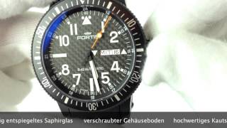 FORTIS B42 BLACK AUTOMATIK DAYDATE 6472871 K wwwolfertco [upl. by Cressler797]