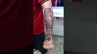 TATUAGEM CASSINO TATTOO tatuagem tattoo tatuagensfemininas [upl. by Aihcrop55]